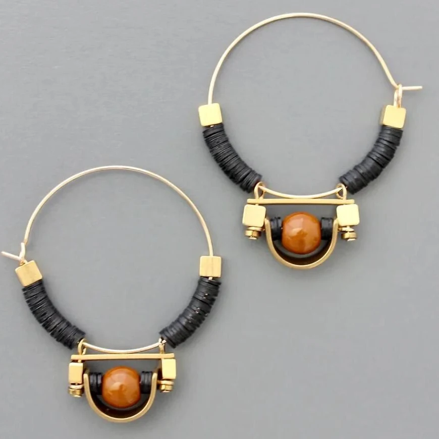 Geometric Inlaid Hollow Pendant Earrings for Women, Creative and Stylish, perfect to elevate your everyday look, offerin