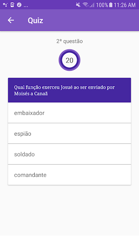 Screenshot Quiz da Bíblia Sagrada