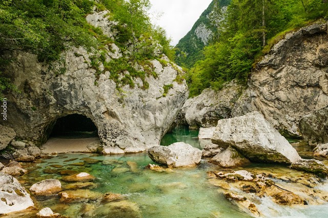 LA CARRETERA DE LOS RUSOS (I): GARGANTAS DEL SOČA (ALGUNA POCO CONOCIDA) - Eslovenia en familia, un pequeño bocado en 16 días (3)