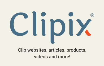 Clipix Browser Extension small promo image