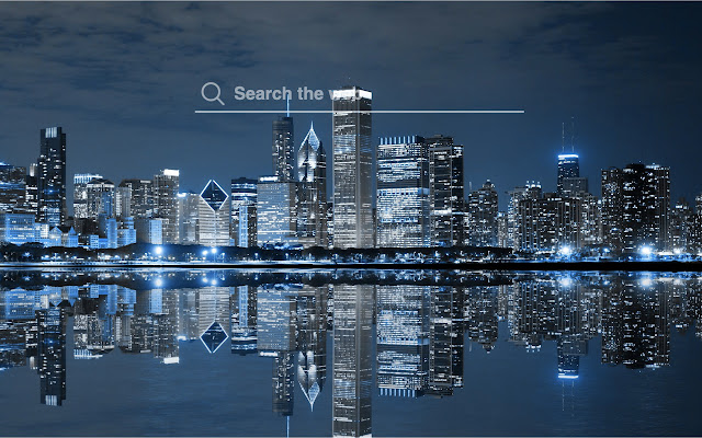 Chicago Skyline HD Wallpaper Theme