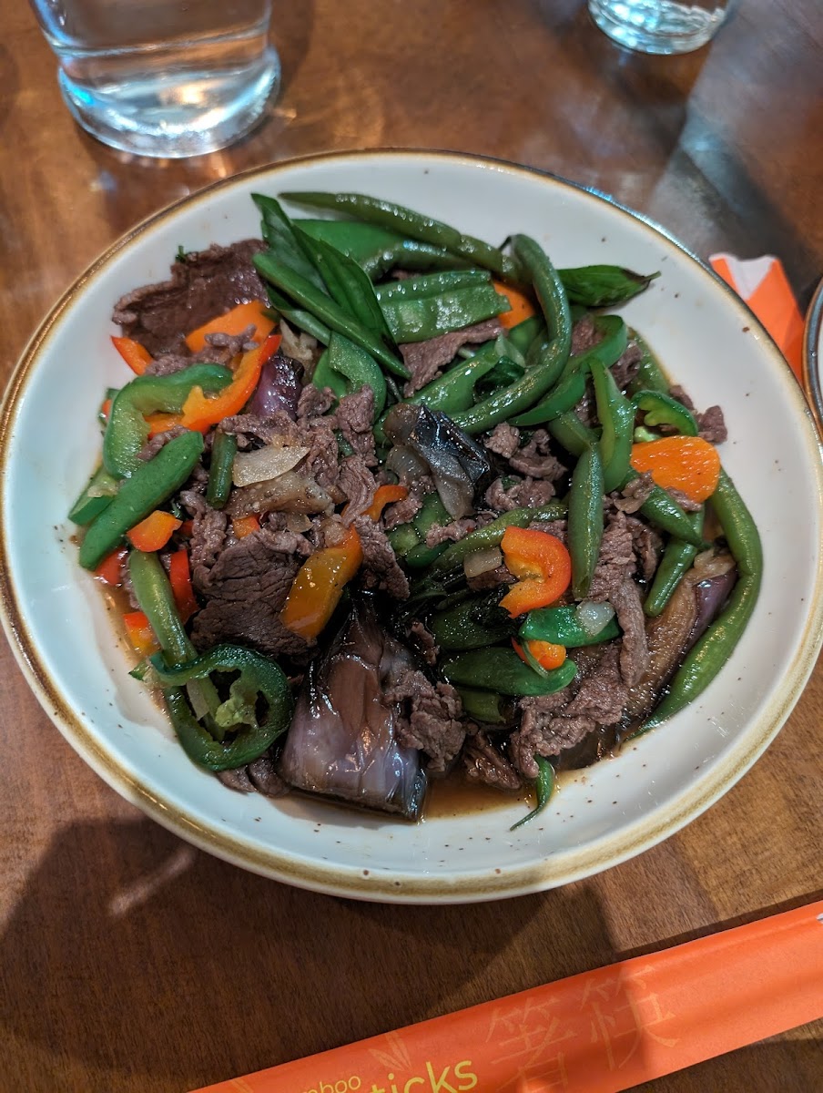 Lemongrass stir fry with beef