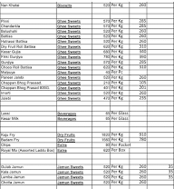 Shagun Sweet Palace & Restorant menu 7