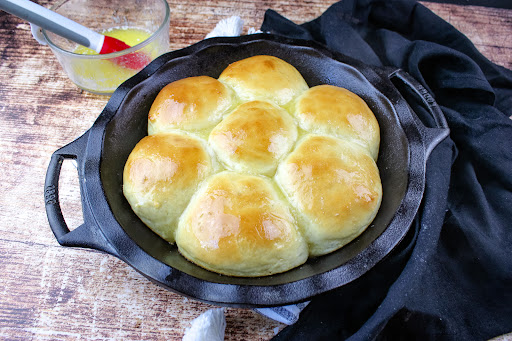 Mother's Refrigerator Rolls baked until golden brown.