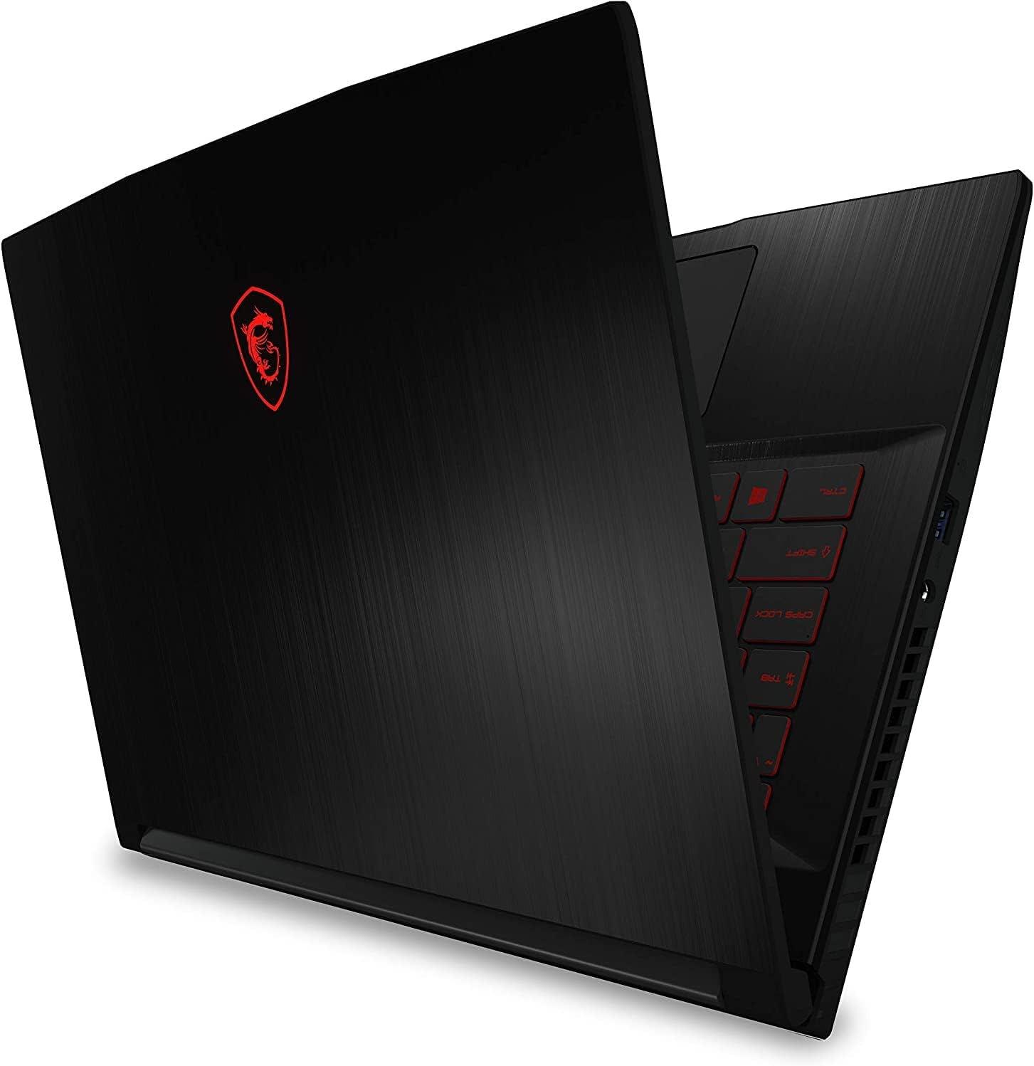 This image shows the MSI GV15 gaming laptop.