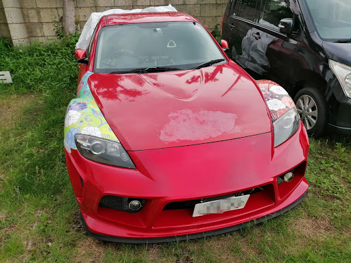 Rx 8 の塗装劣化 白濁 ボディカバー 赤の塗装は弱いに関するカスタム メンテナンスの投稿画像 車のカスタム情報はcartune