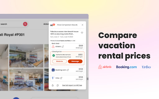 HiChee: Airbnb/Booking/Vrbo Price Comparison