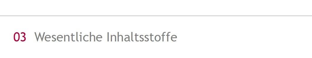 Inhaltsstoffe