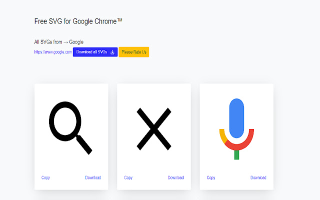 Free SVG for Google Chrome™ chrome extension