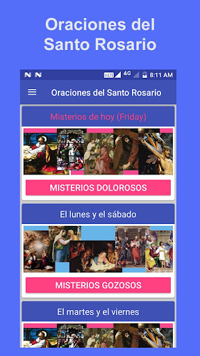 El santo rosario católico