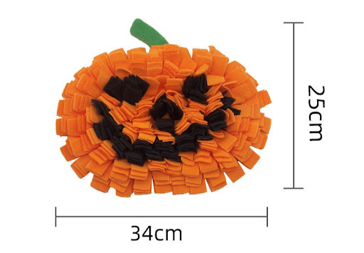 Title 1, Pumpkin Pet Sniffing Mat for Dogs, Anti-Choking...