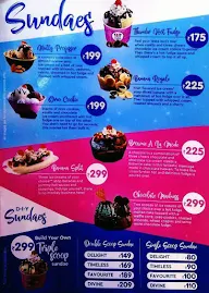 Baskin Robbins menu 1