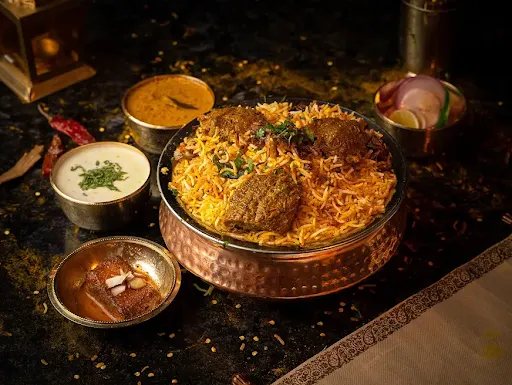 Mutton Kebab Biryani