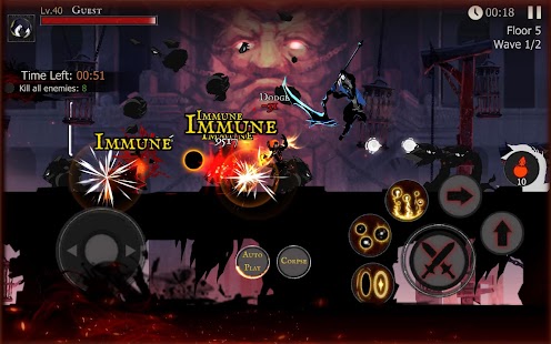 Shadow of Death: Stickman Fighting - Dark Knight Screenshot