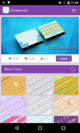 Emoji Keyboard-Doraemon