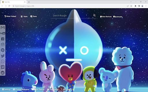 BT21 Wallpaper New Tab