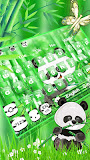 Cute Panda Keyboard Theme