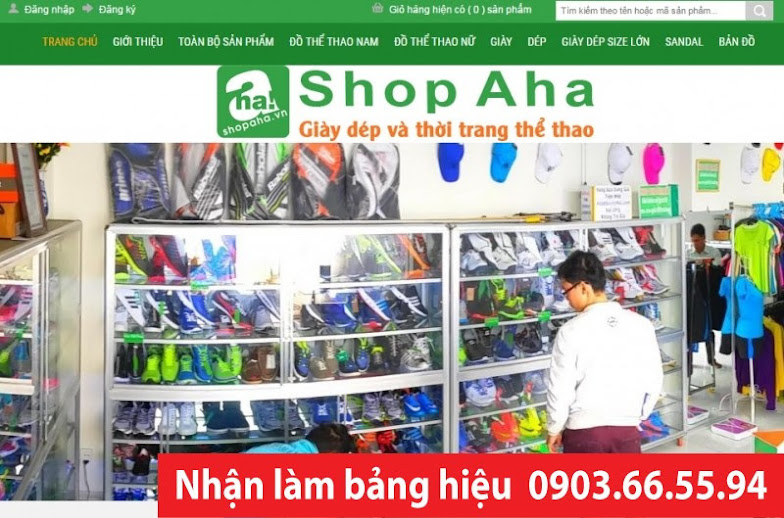 bảng hiệu shop giày dép đẹp nhất 2018 96