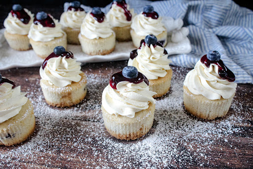 Robynne's Blueberry Pie Cupcakes.