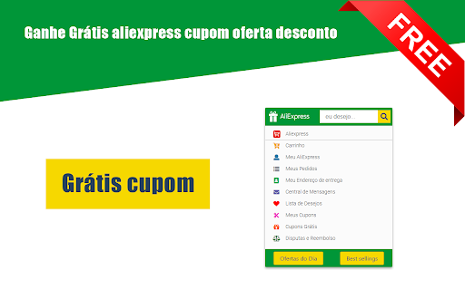 Ganhe Grátis aliexpress cupom oferta desconto