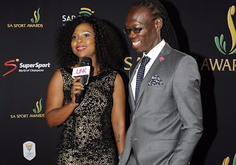 Presenter Mpho Maboi and Reneilwe Letsholonyane tied the knot recently.