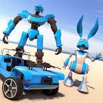 Cover Image of ダウンロード Bunny Jeep Car Robot Game Robot Transforming Games 1.0.0 APK