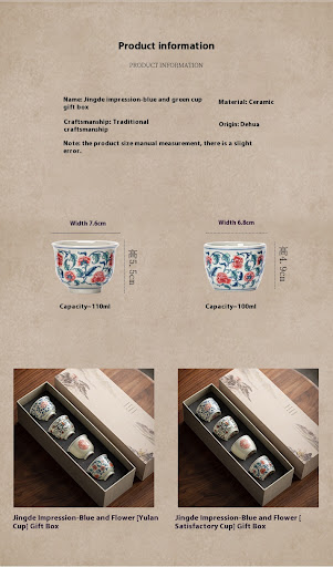 Title 7, Interlock Branch Lotus Small Teacup Ceramic Hou...