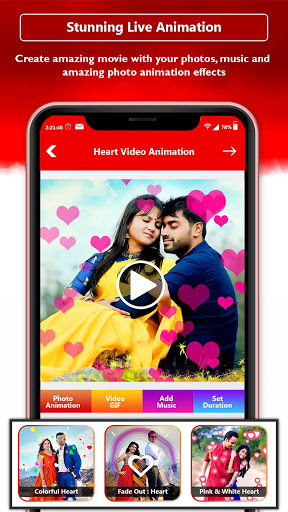 Screenshot Heart Photo Effect Video Maker