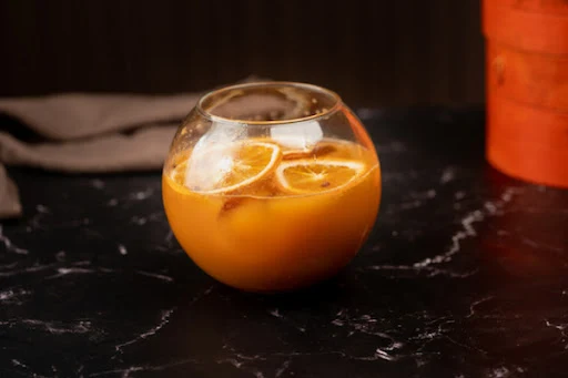 Orange Sichuan Popping Ice Tea