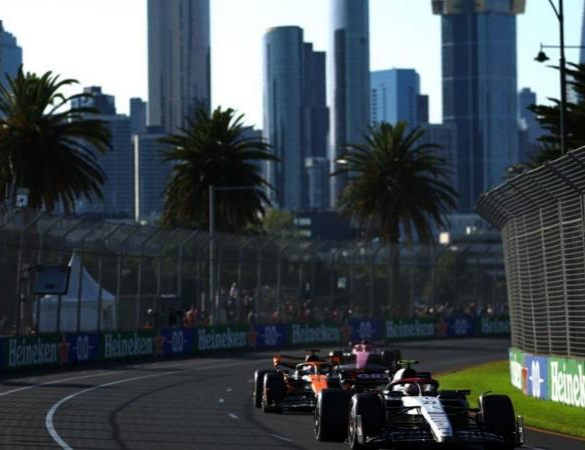 The race ended under the safety car following a third red flag