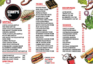 Giant's - Fries Burger & Waffle menu 2