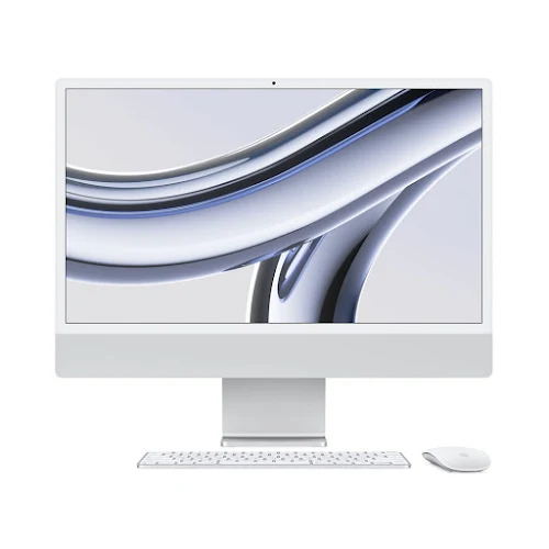 PC APPLE iMac (2023) MQR93SA/A (24" 4.5K/Apple M3/8GB/256GB SSD/Mac OS/WiFi 802.11ax)