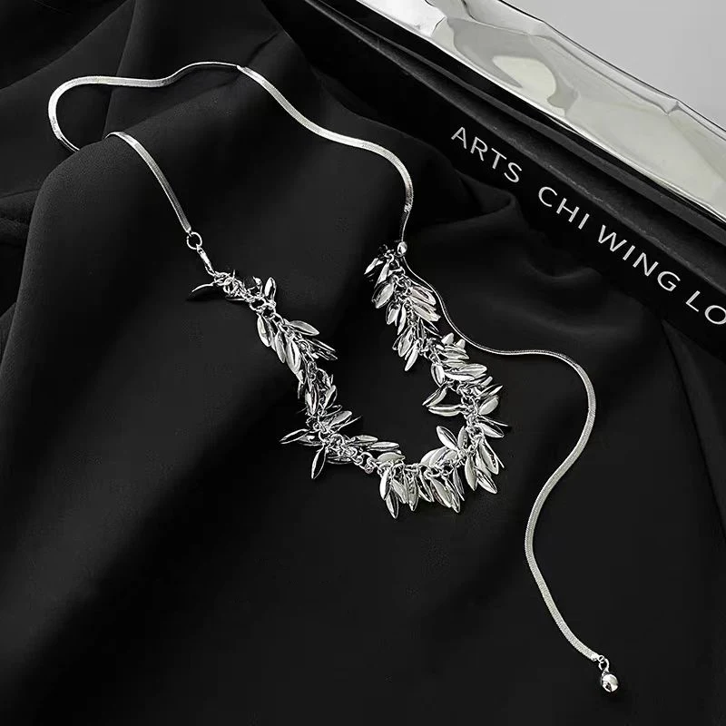 Title 1, Collier à Paillettes de Blé Réglable Design Sen...