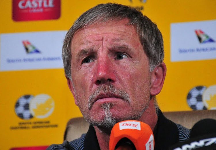 Stuart Baxter head coach during the South African national mens soccer team press conference at Fusion Boutique in Polokwane, South Africa. Image: PHILIP MAETA/Gallo Images