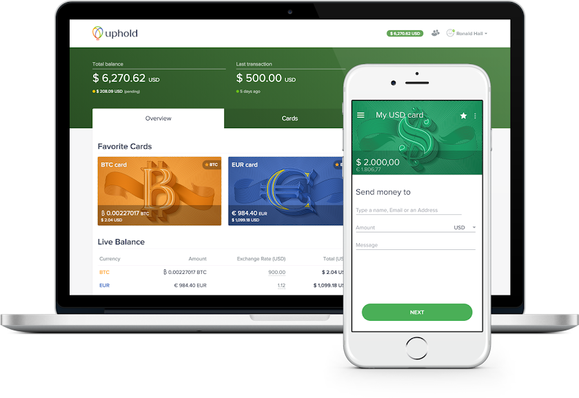 Uphold | Become a Member Screen 1