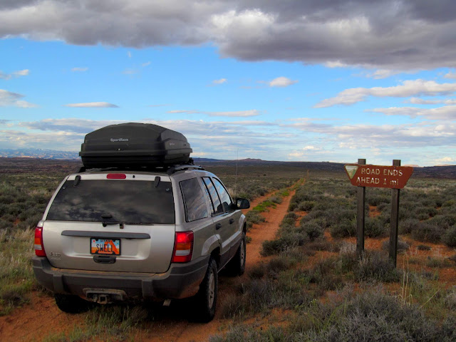 Road ends ahead 1 mile