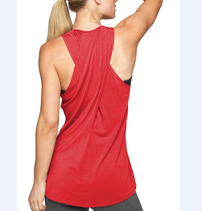 Ženska Yoga Majica Active Tank Top Sports Vest Racerback za Teretanu Fitness Trening. Majica bez rukava za vežbanje.