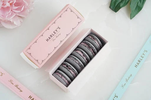 Blueberry Macarons [Pack Of 6]