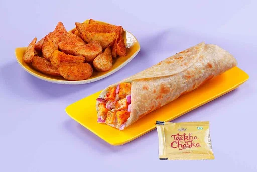 Masala Paneer Tikka Wrap & Wedges Mini Meal