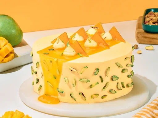 Mango Burst Cake - 500 Gms