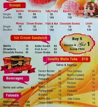 Kwality Wall's Frozen Dessert And Ice Cream Shop menu 2