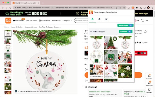 Temu Image Downloader