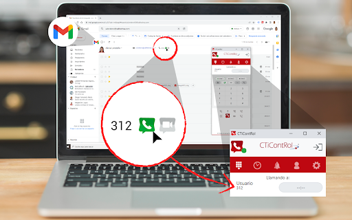 CTiContRol® Webphone para Google Workspace