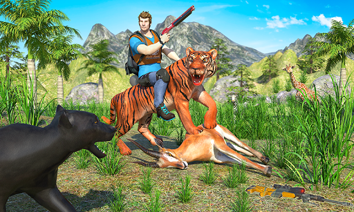 Télécharger Gratuit Lost Island Jungle Adventure Hunting Game APK MOD (Astuce) screenshots 1