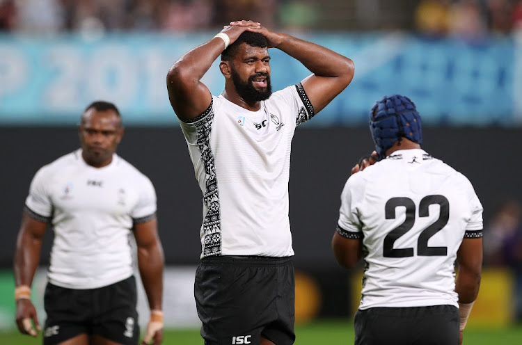 Fiji's Semi Radradra looks dejected after the match.