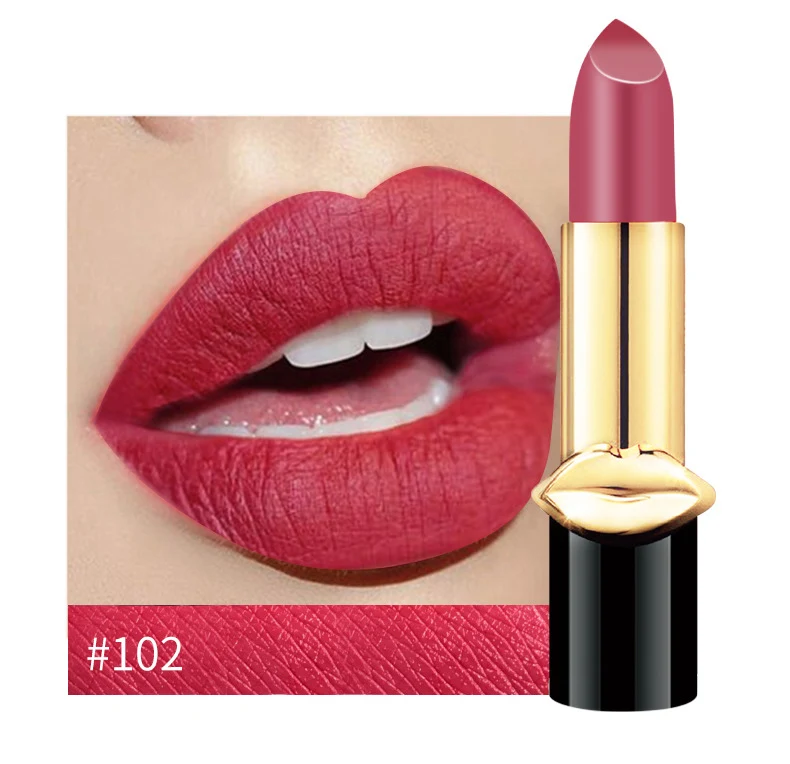 Title 3, Ladies Fashion Personality 6 Color Matte Lipsti...