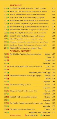 Pioneer's Flavours of China menu 4