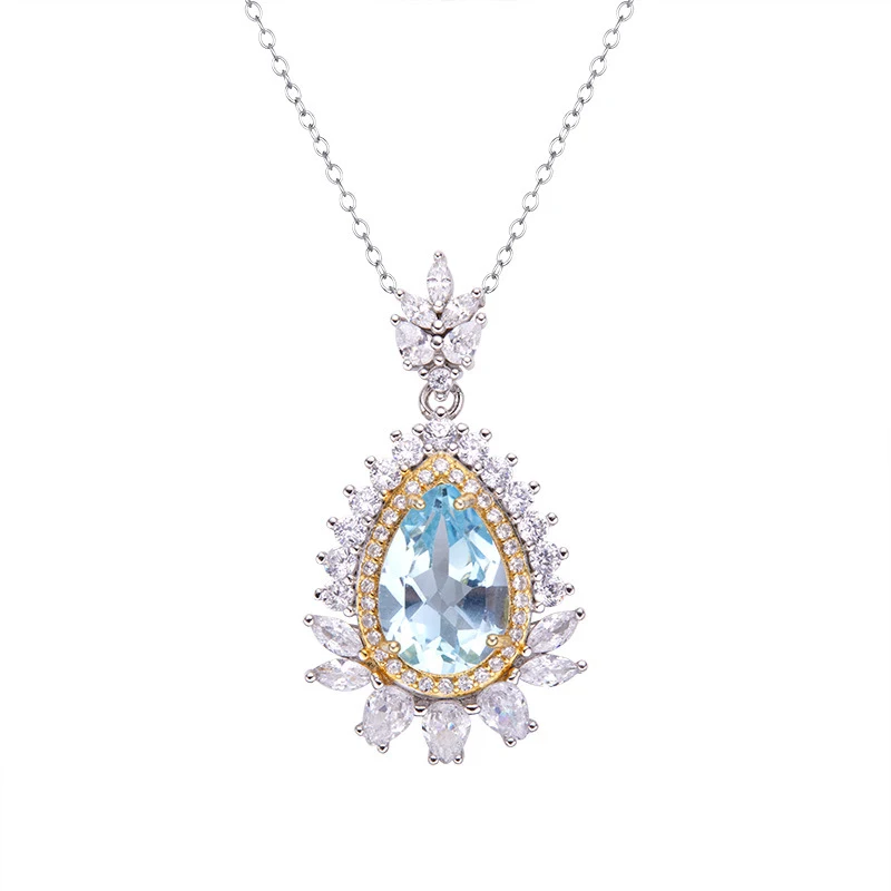 Collier Topaze Personnalisé pour Femme, un cadeau élégant. Créez votre propre style avec ce bijou féminin et sophistiqué.