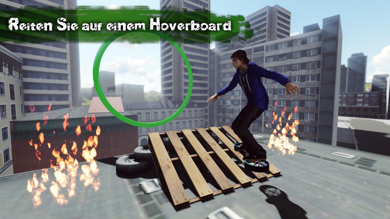 Android application Hoverboard Rider Simulator screenshort