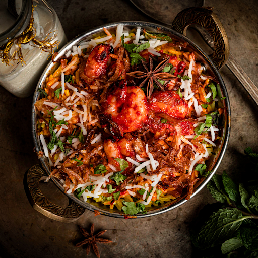 Prawns Tikka Biryani